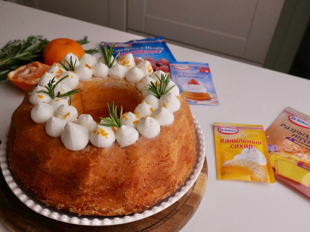 Вишнёвый торт с заварным кремом