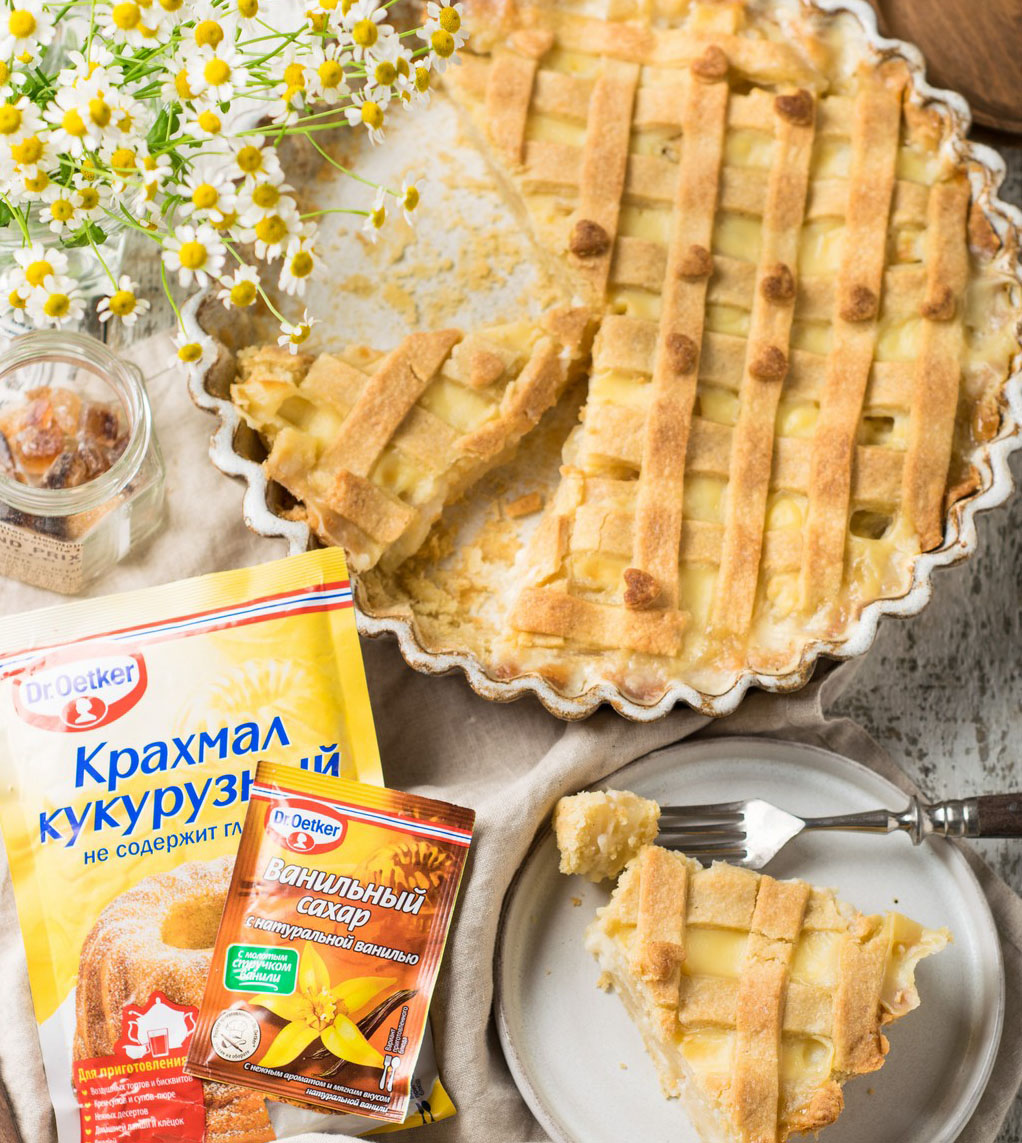 Вишнёвый торт с заварным кремом