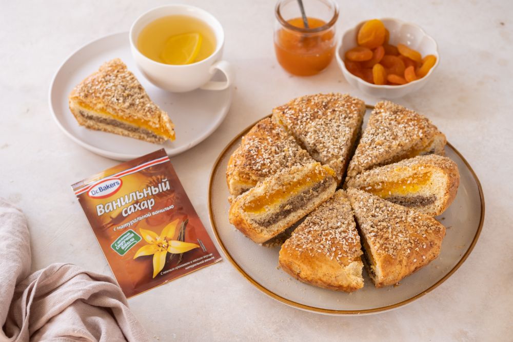 Вишнёвый торт с заварным кремом