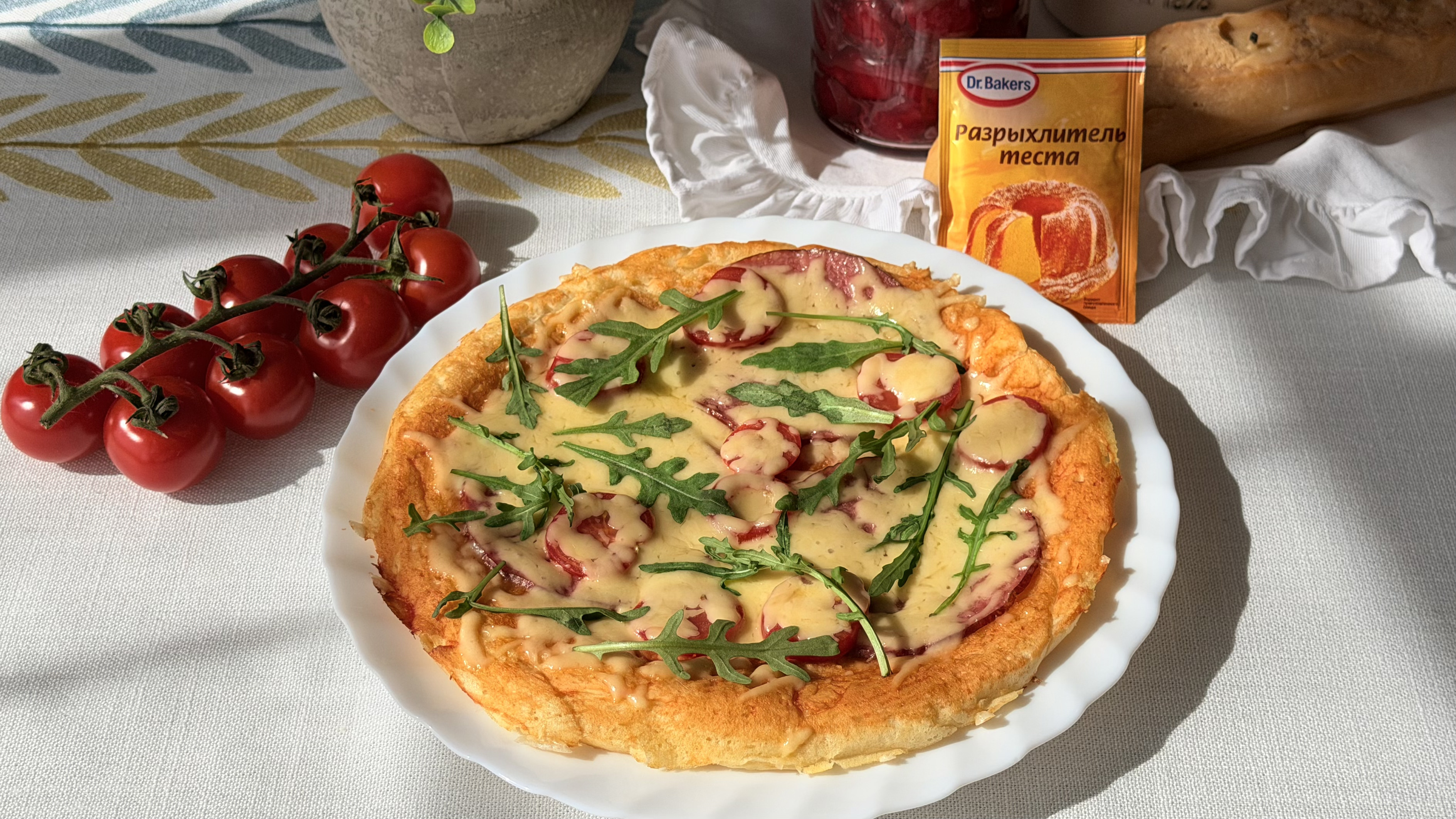 Вишнёвый торт с заварным кремом