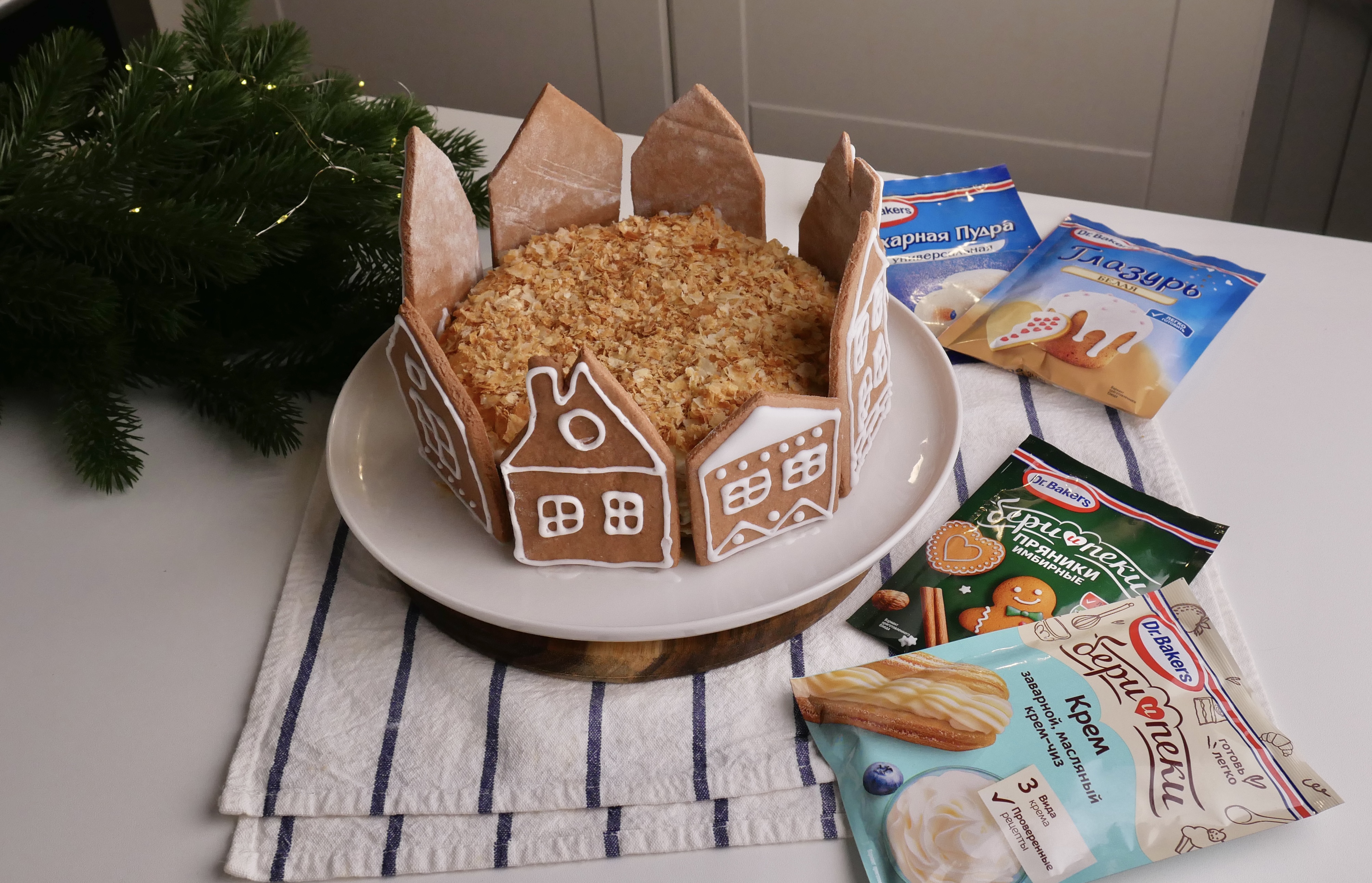 Вишнёвый торт с заварным кремом