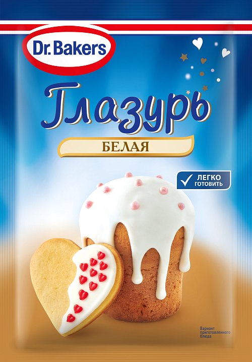 Глазурь сахарная белая